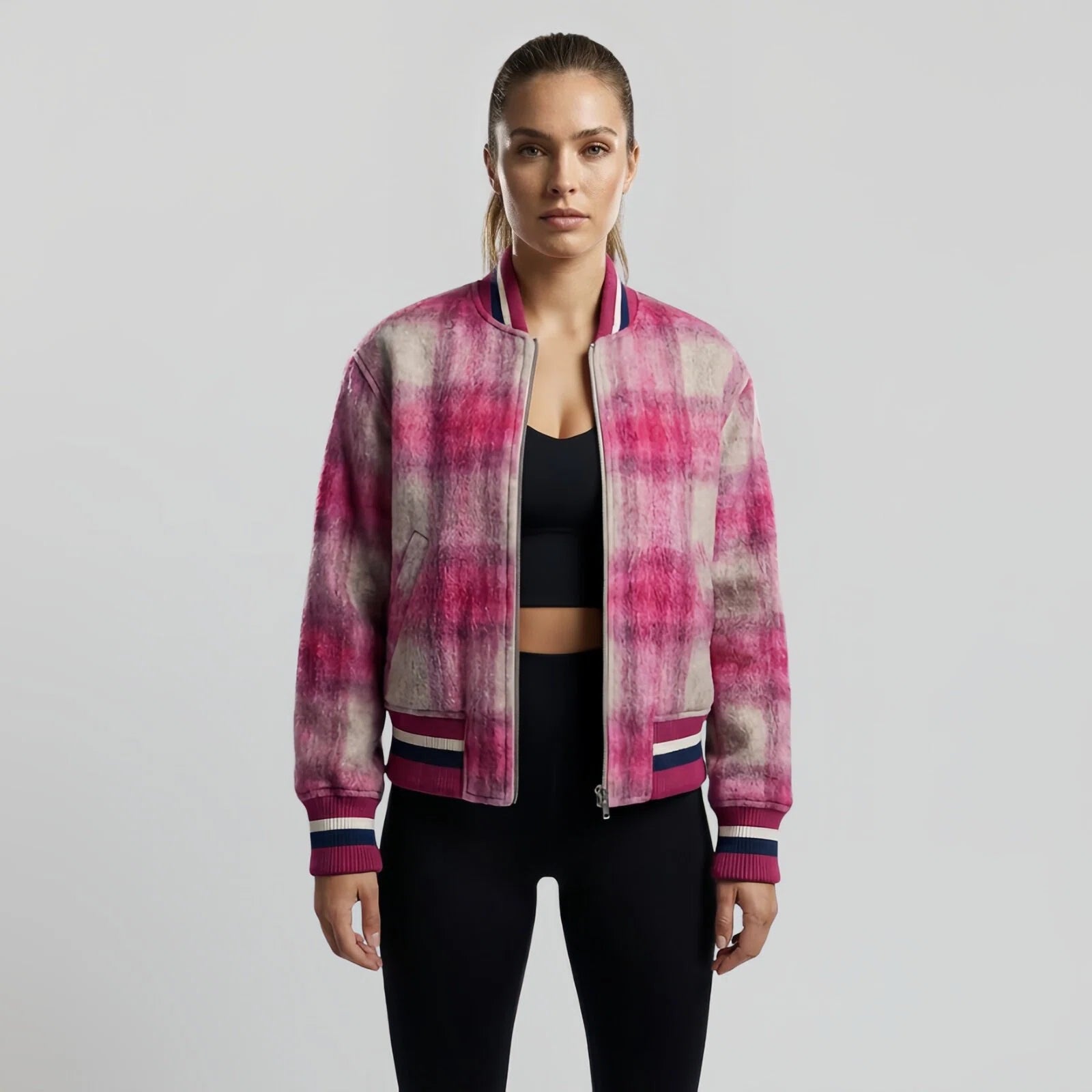 Checkmate Motion — Veste de survêtement en maille brossée