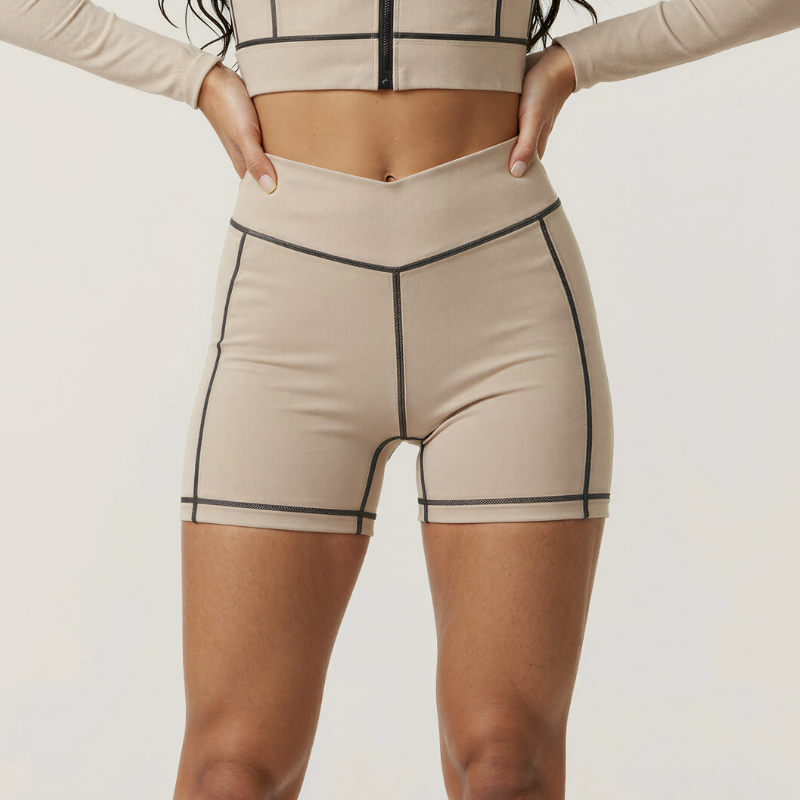 GOMOVELIVE “Sabbia Attiva” – Set Sportivo Zip-Up Minimal