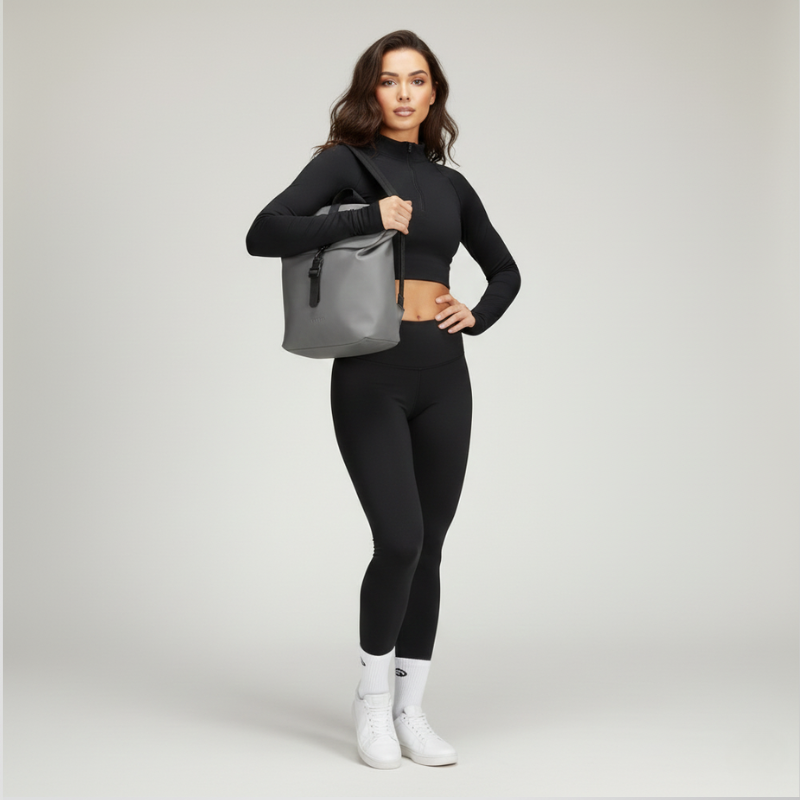 Urban Premium — Zaino Casual Impermeabile in Pelle Pu Vegana