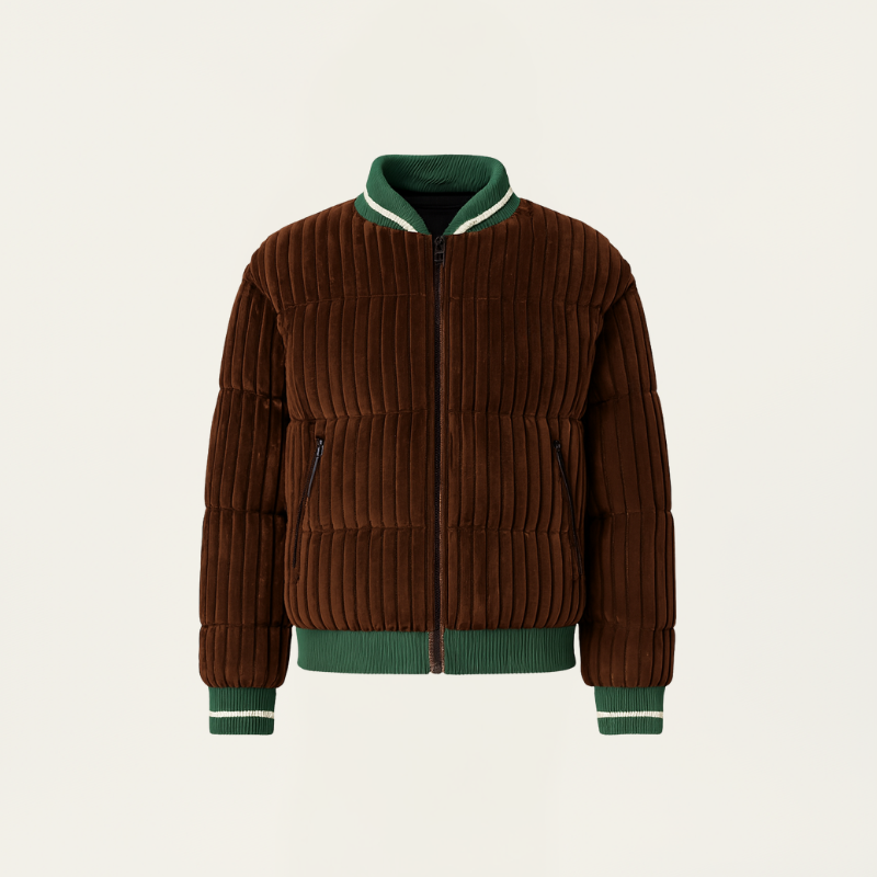 Vertigo Quilted Bomber – Sporty, retro, irresistible
