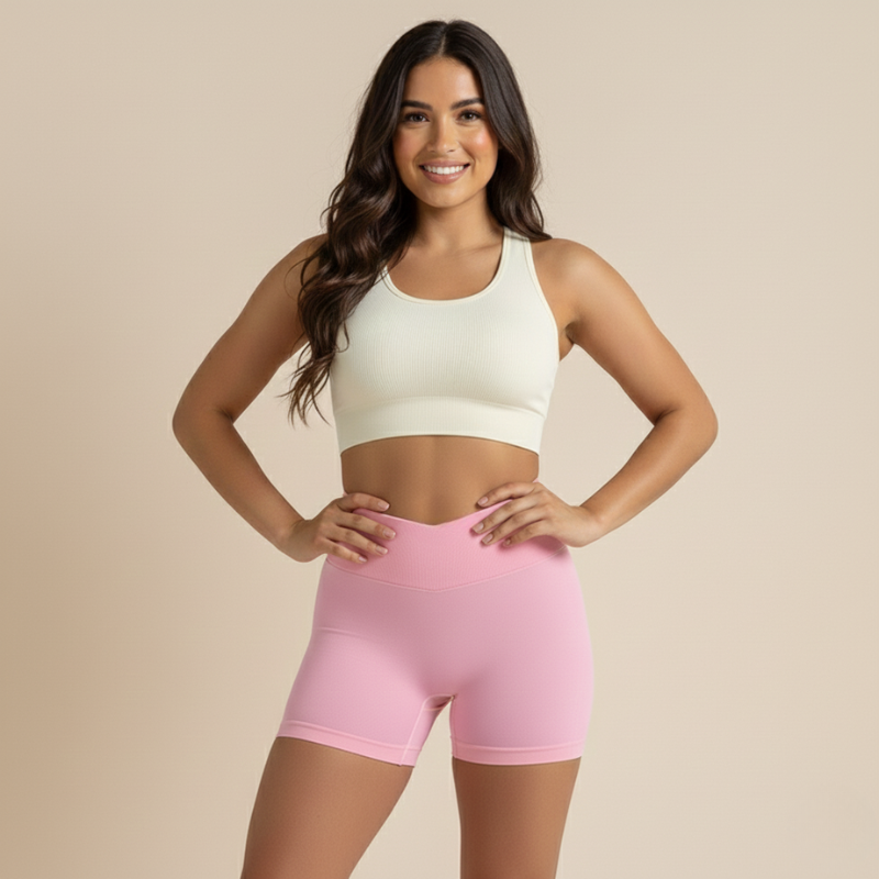 FlexFit Essence – Yoga Shorts a Compressione Attiva