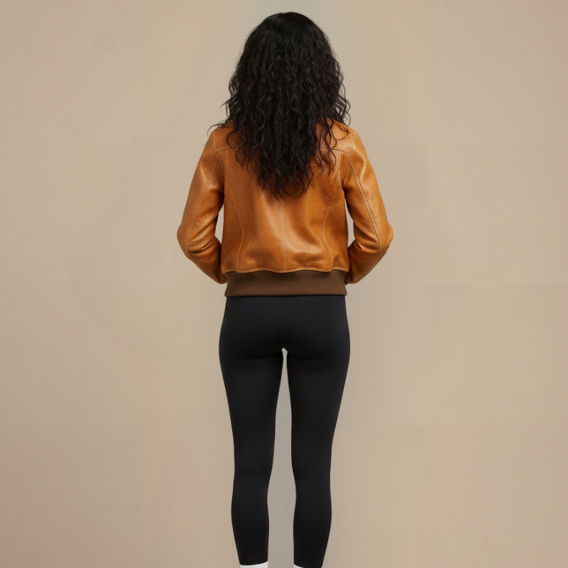 Un blouson aviateur 100% cuir