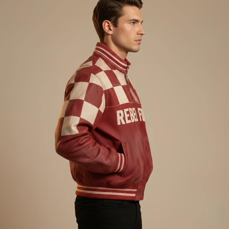 “Rebel Force” – Bomber tecnico con anima patriottica e taglio sportivo