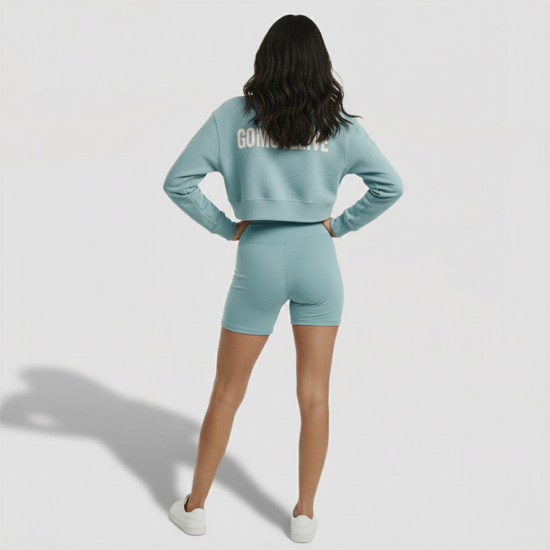 Sky Motion – Coordinato activewear con logo Gomovelive