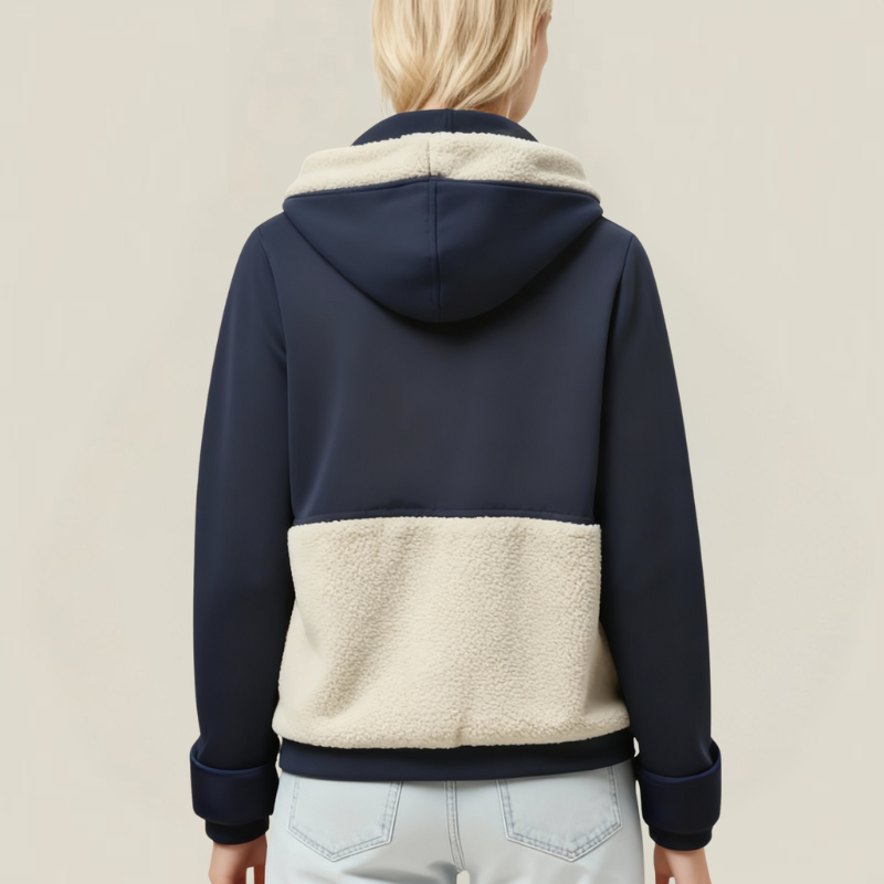 Brave the cold with the Mountain Retreat Fleece Hoodie