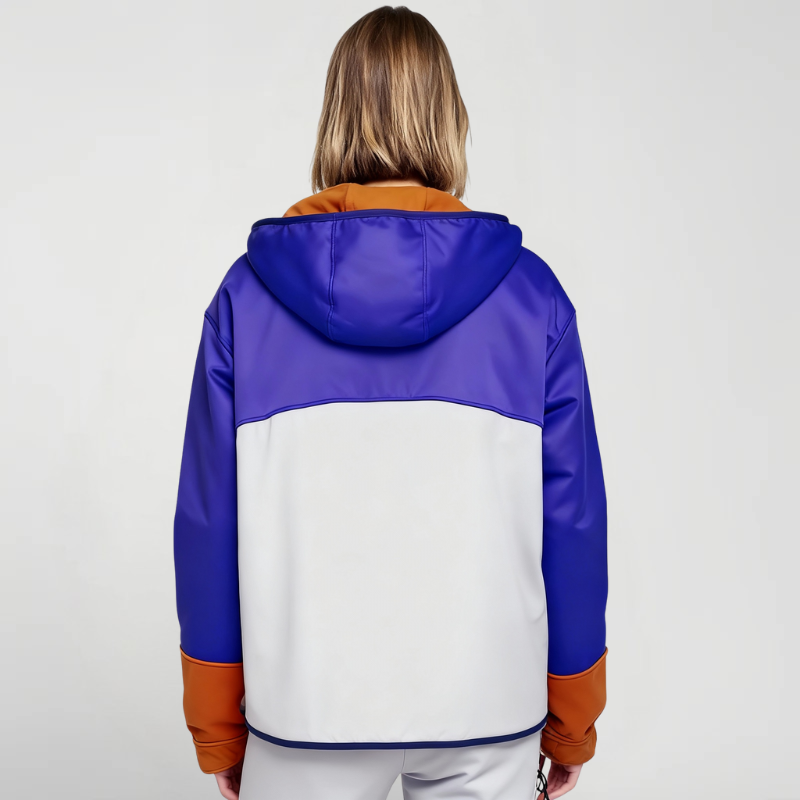 Sunset Core – Giacca Tecnica Tricolore con Dettagli Sporty e Spirito Audace