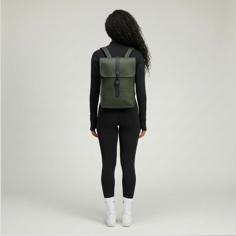 Urban Premium — Zaino Casual Impermeabile in Pelle Pu Vegana