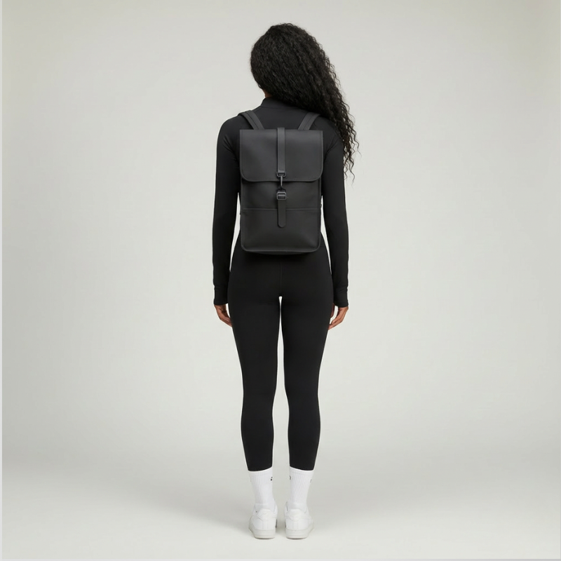 Urban Premium — Zaino Casual Impermeabile in Pelle Pu Vegana