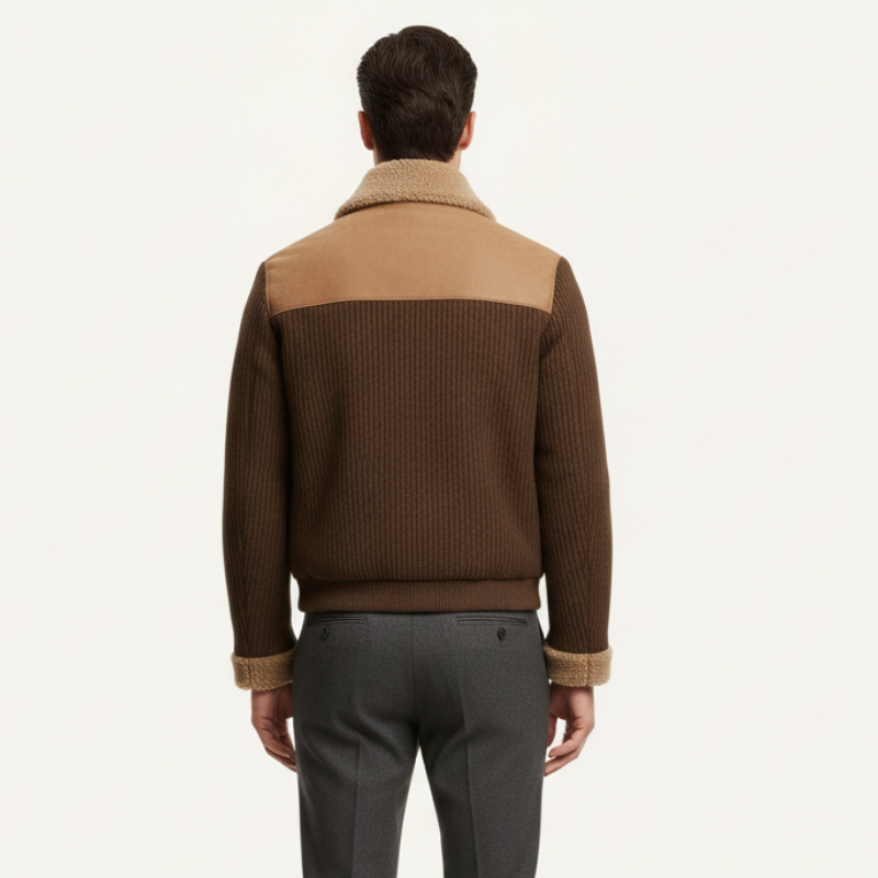 The CashWool Bomber – Giacca tecnica in lana, cotone e cashmere