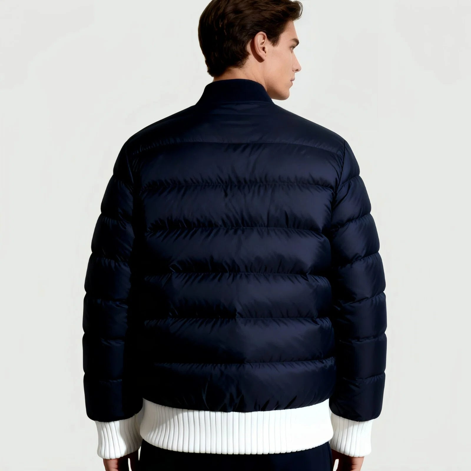 GOMOVESLEEP / NAVY PUFFER BOMBER