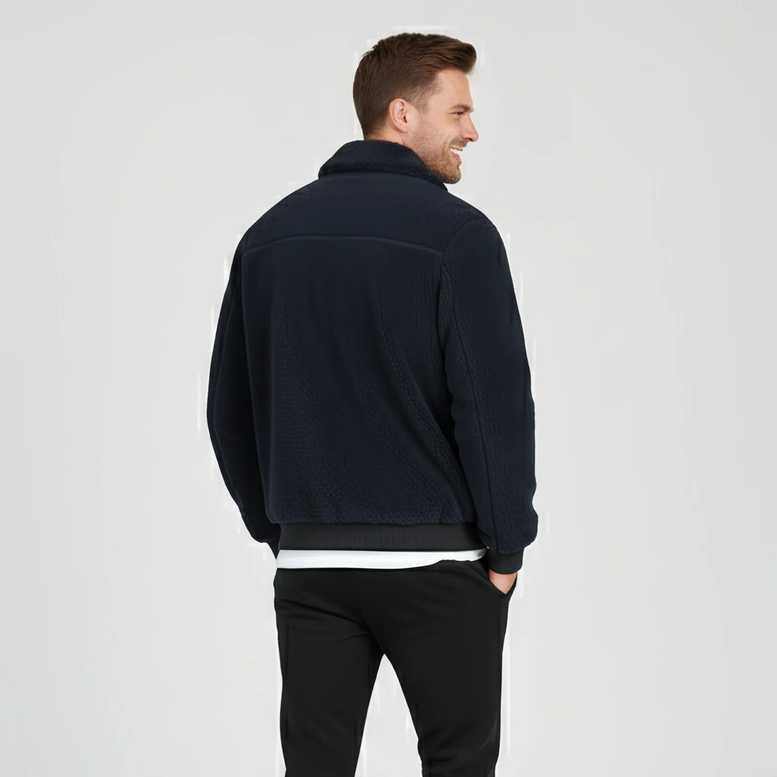 “Artico” – Giacca Outdoor in Sherpa Trapuntata