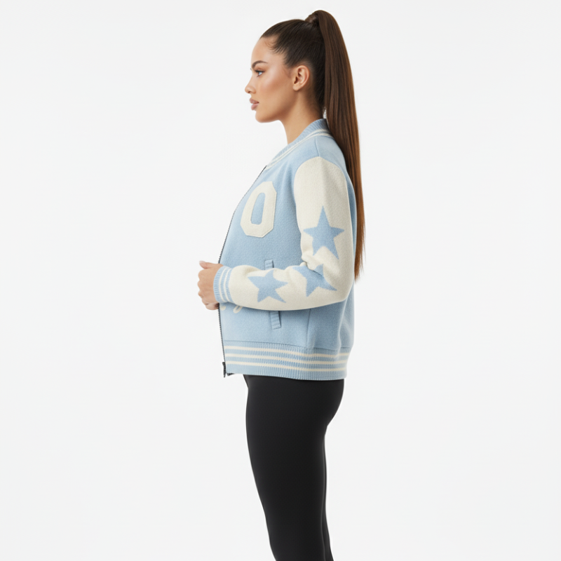 Varsity Jacket “Blechgn Star Edition” – Dynamic Retro