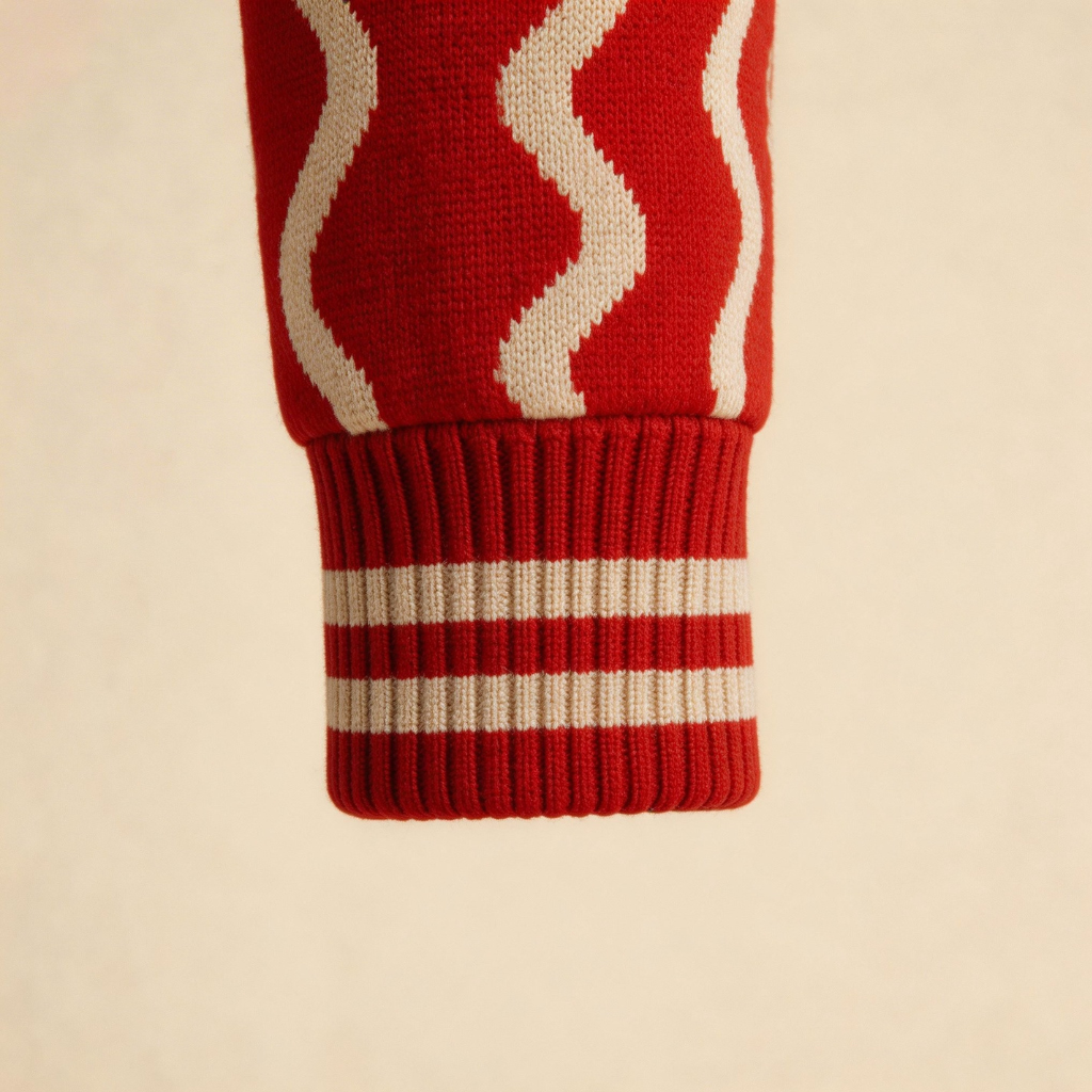 Waveform Zip — Graphic Sports Jacket in Technical Knit