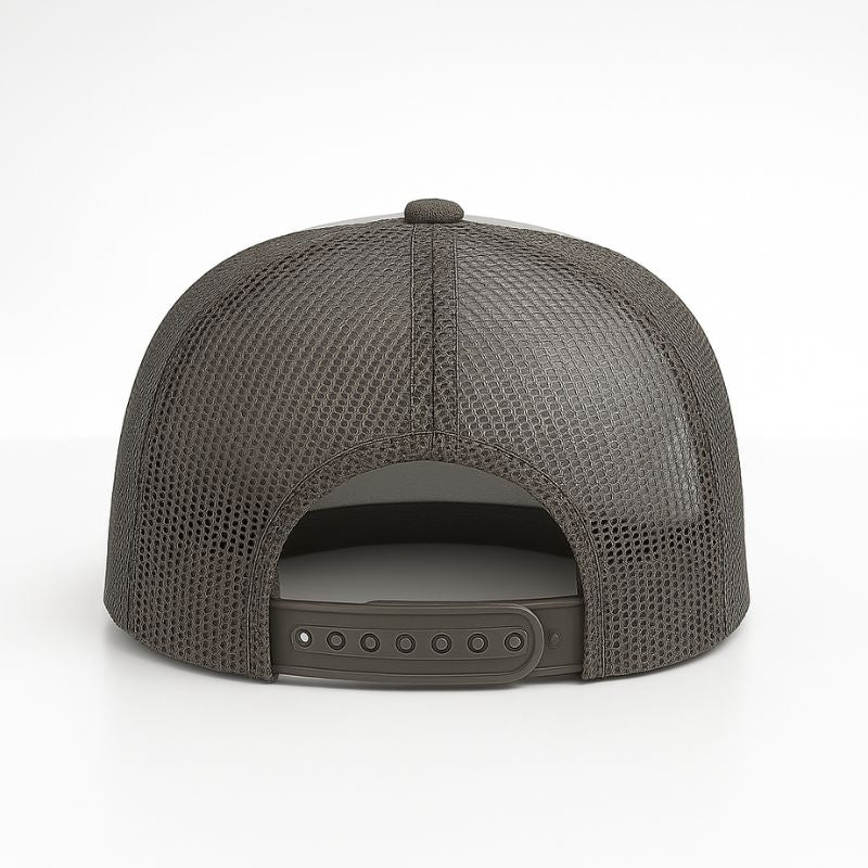 Heritage urbana – cappellino trucker grigio con patch Gomovelive