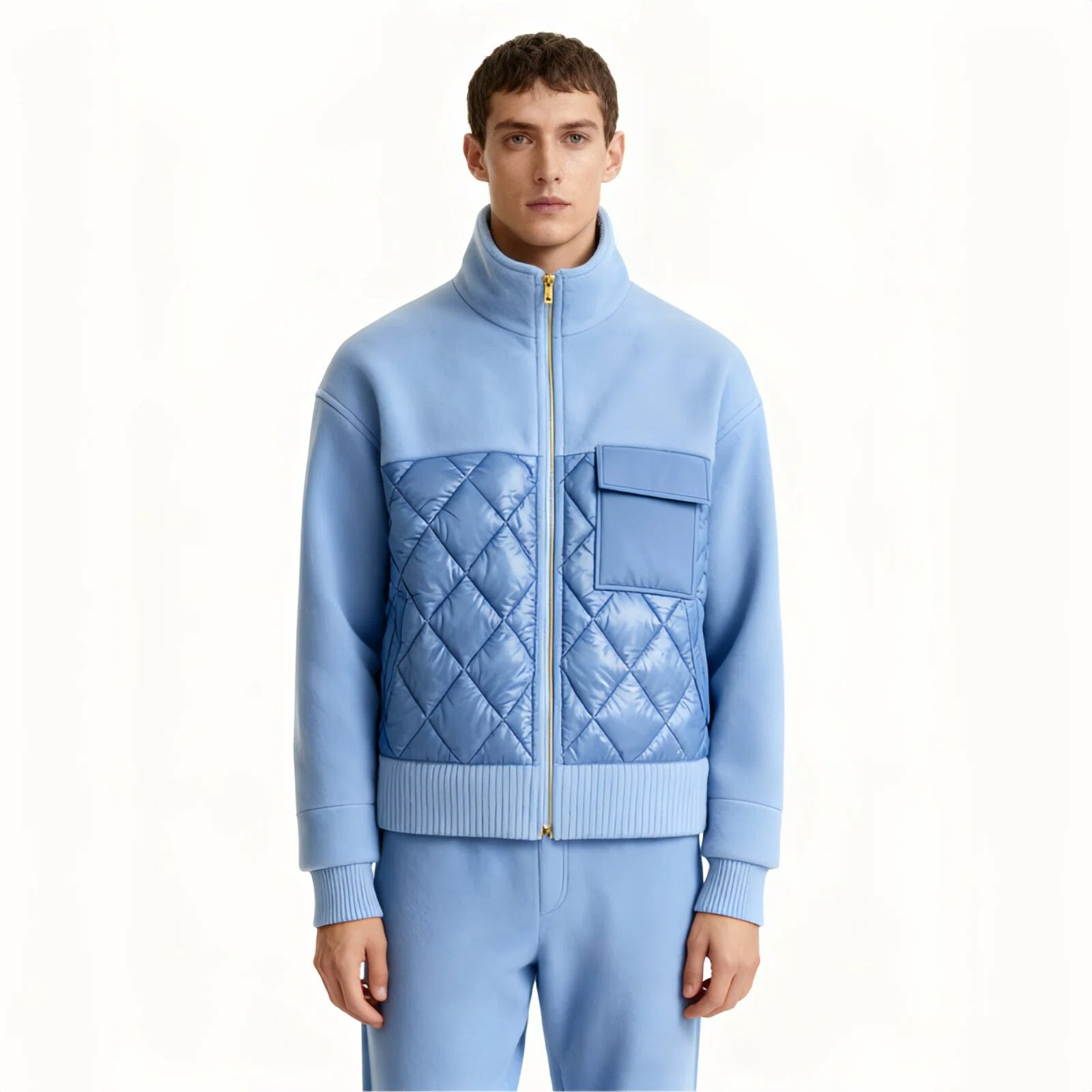 VENTURUM “Aqua Tech” – Giacca Tecnica in Fleece & Trapuntato Sportivo