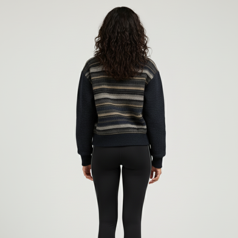 “Graphic Layers” Jacket — Intelligent Texture, Modulated Elegance