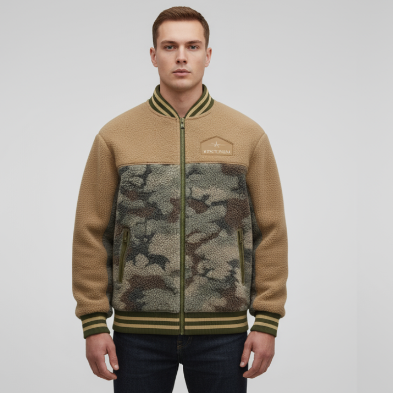 VENTURUM “TerraMix” – Giacca Tecnica Fleece & Camouflage Utility
