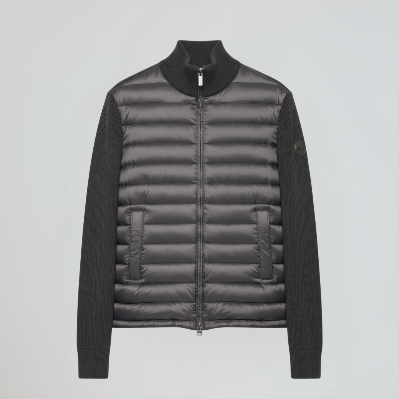 Quilted Hybrid Bomber