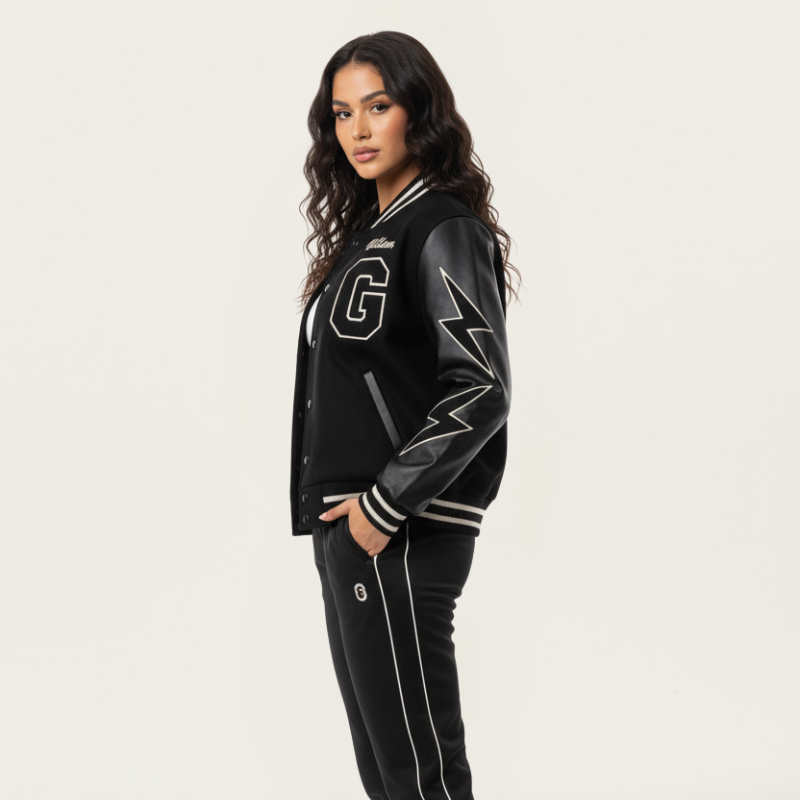“World Gone Crazy” Varsity Jacket – Rebellious Spirit, Sartorial Soul