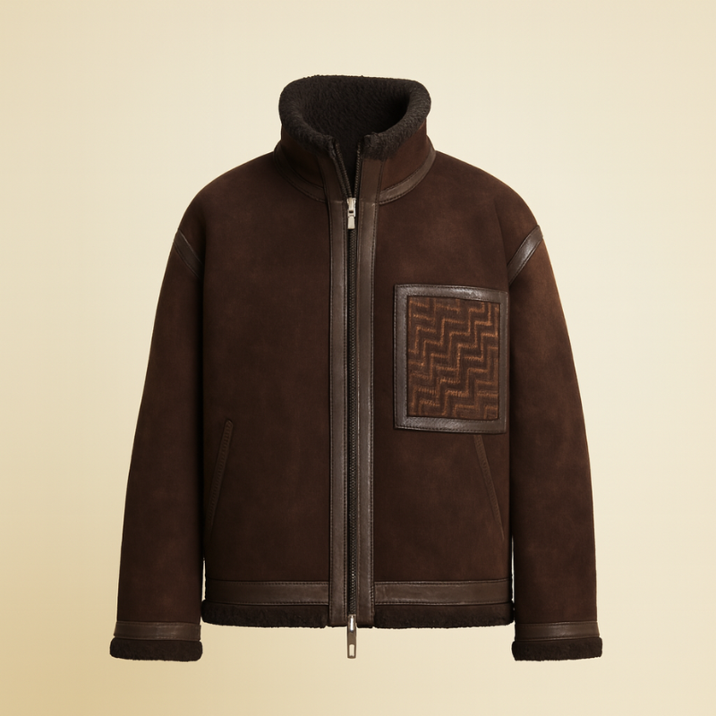 Clancomfort Sportiva – Bomber in Shearling e Pelle d’Agnello