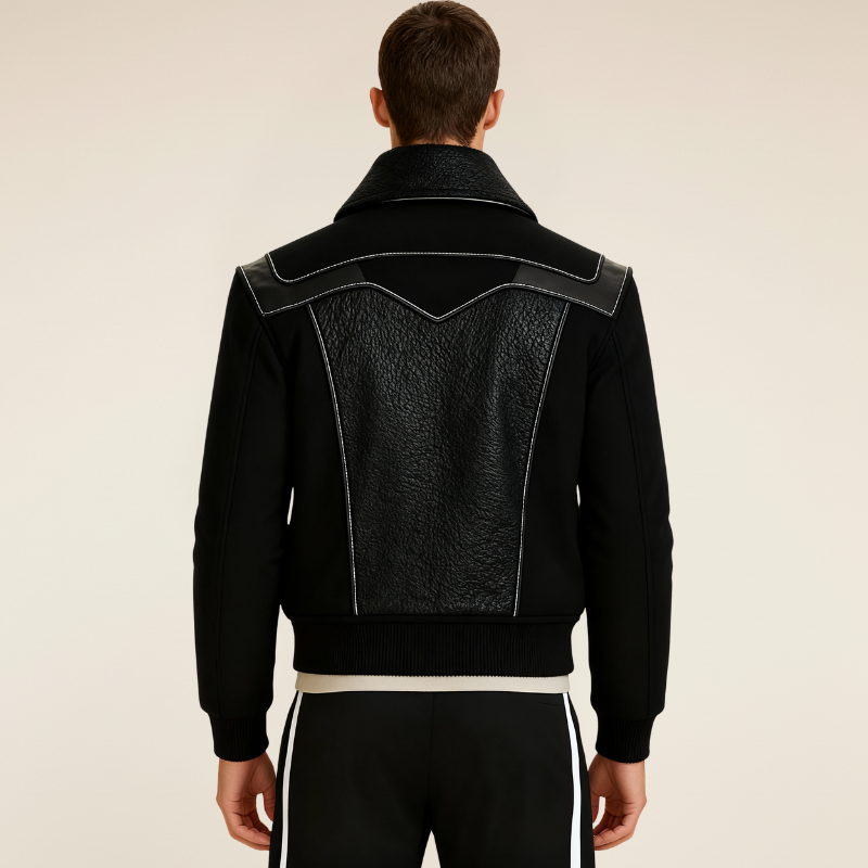 UrbanTherm – Black Technical Bomber Jacket