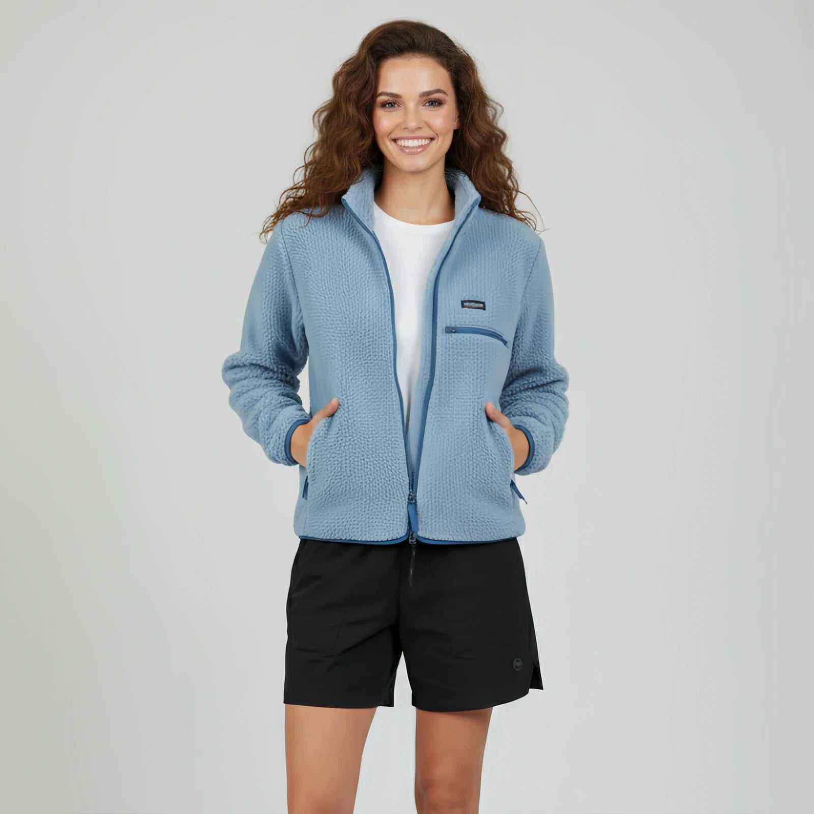 GOMOVELIVE “Ghiaccio Attivo” – Fleece Sportivo in Testurizzazione Ice