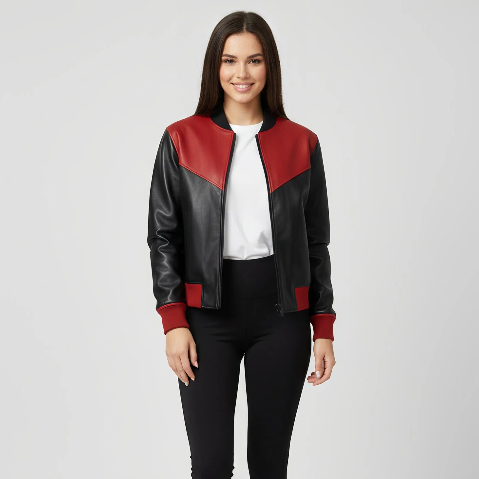“Vortex Line” – Bomber in pelle
