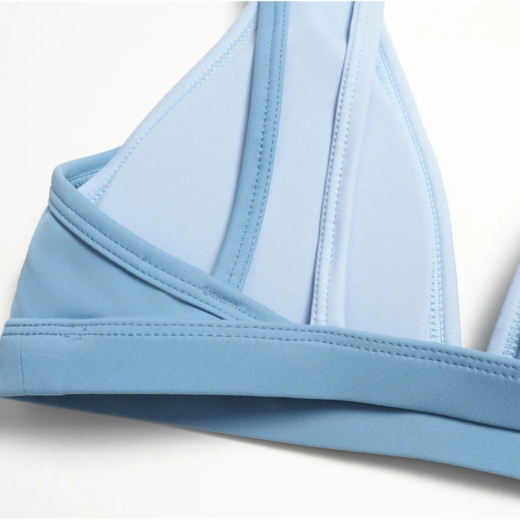 Reggiseno Sportivo Push-up Shockproof Color Blocking
