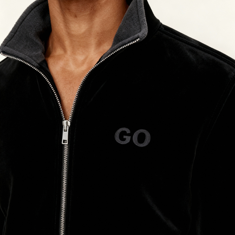 Velvet Runner – Combinaison technique en velours