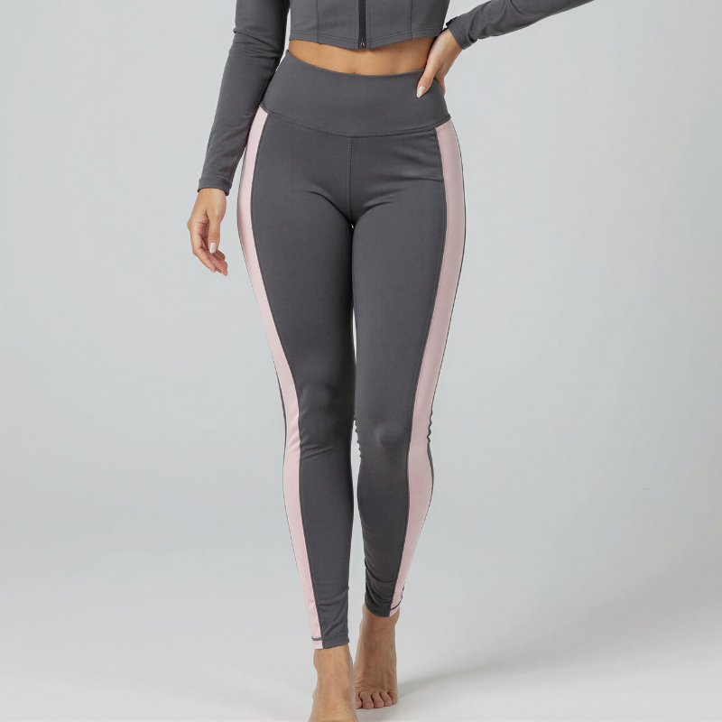 « Vague Graphite » — Veste courte + Leggings sculptants
