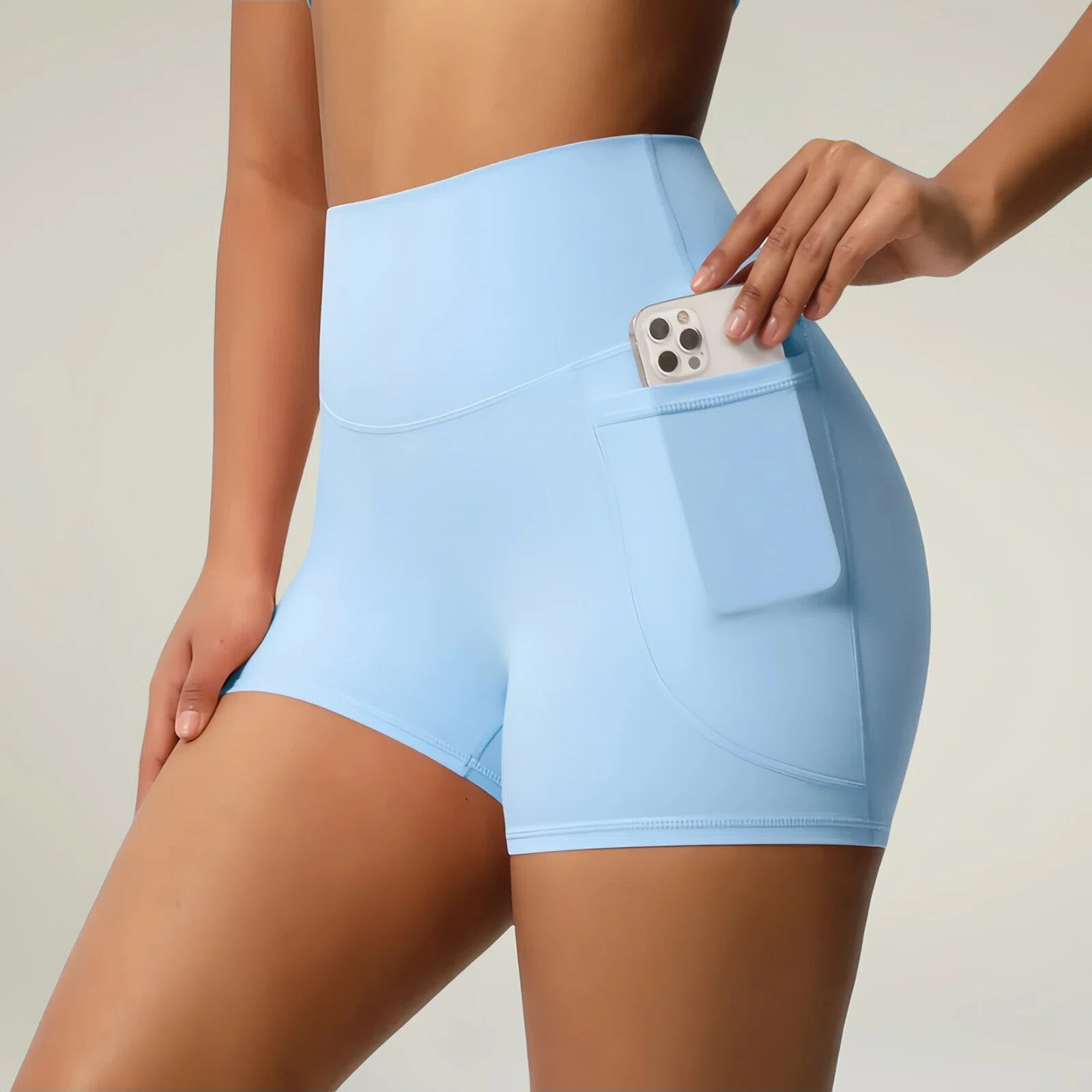 High-Waist Fitness Shorts – Performance and Comfort in Every Workout