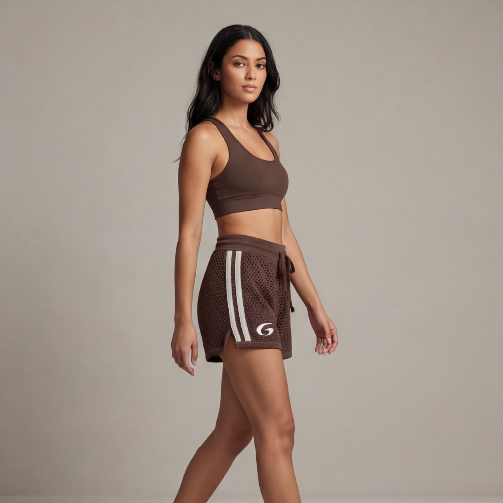 Short Mesh Compact Traspirazione elegante, copertura totale.