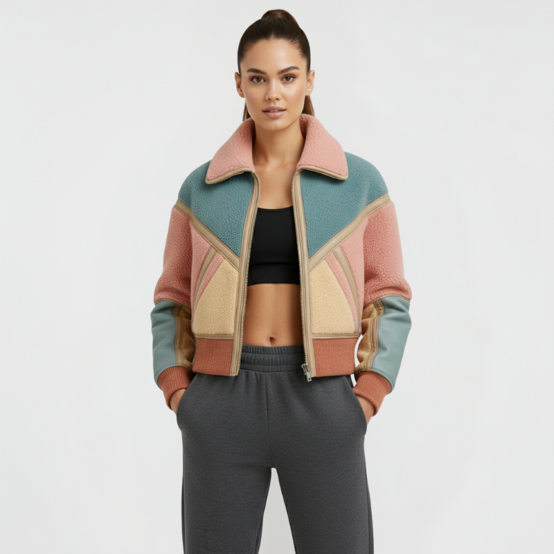 TriCalore – Bomber Geometrico Stile & Energia