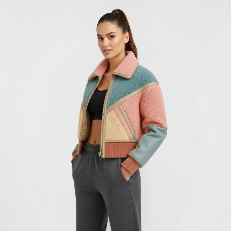 TriCalore – Bomber Geometrico Stile & Energia