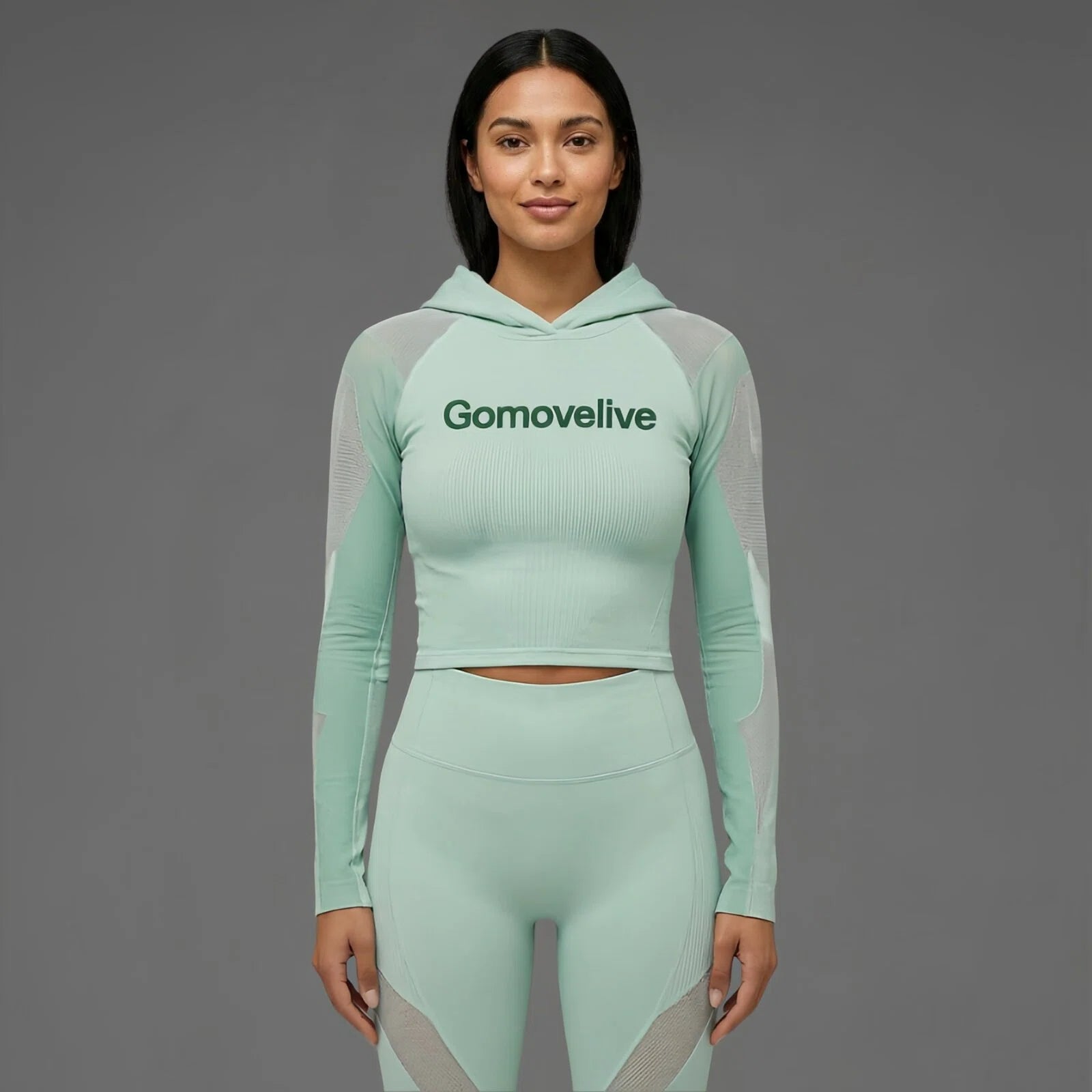 Ensemble GOMOVELIVE MeshMotion – Précision sportive et détails respirants