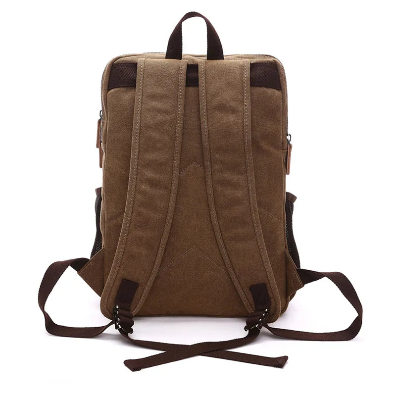 Stile Vintage e Funzionalità con Zaino in Tela