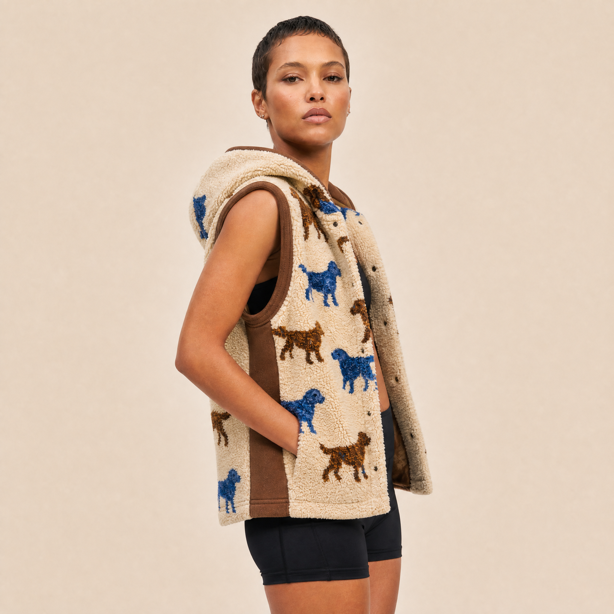Gilet in Lana Merino e Cotone