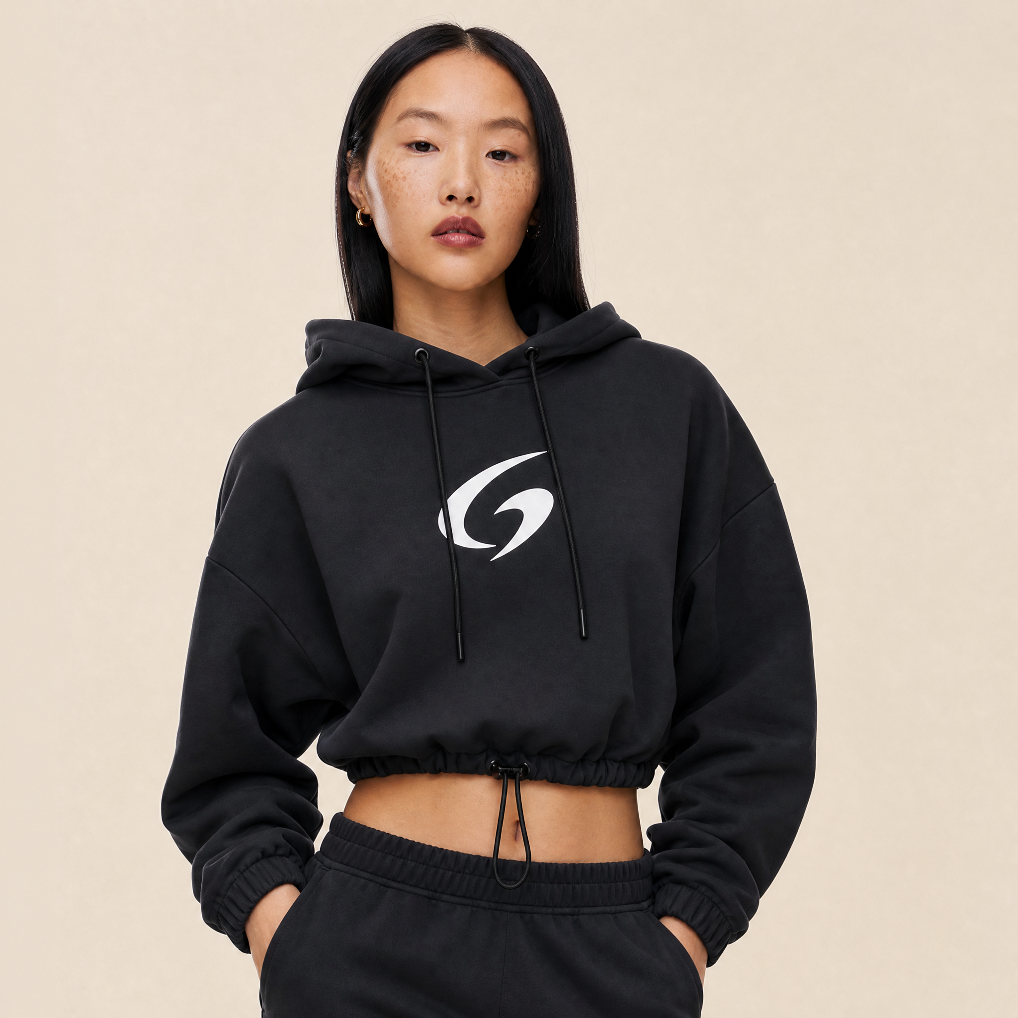 Felpa Cropped Essential