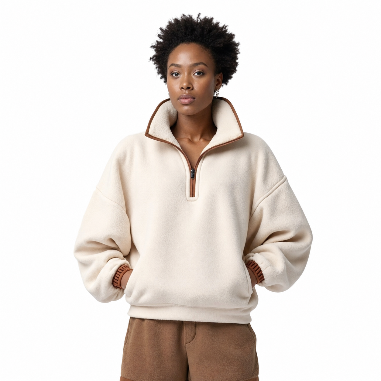 Oversized Thermal Pullover