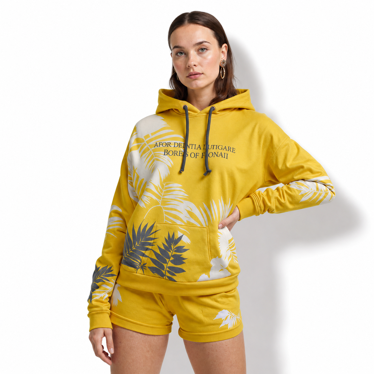 Tropic Blaze – Felpa e Shorts Coordinati