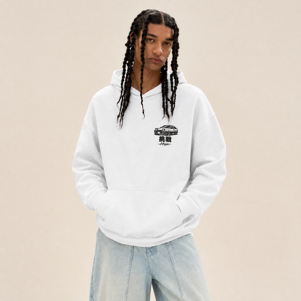 Japanese Retro Racing Pullover