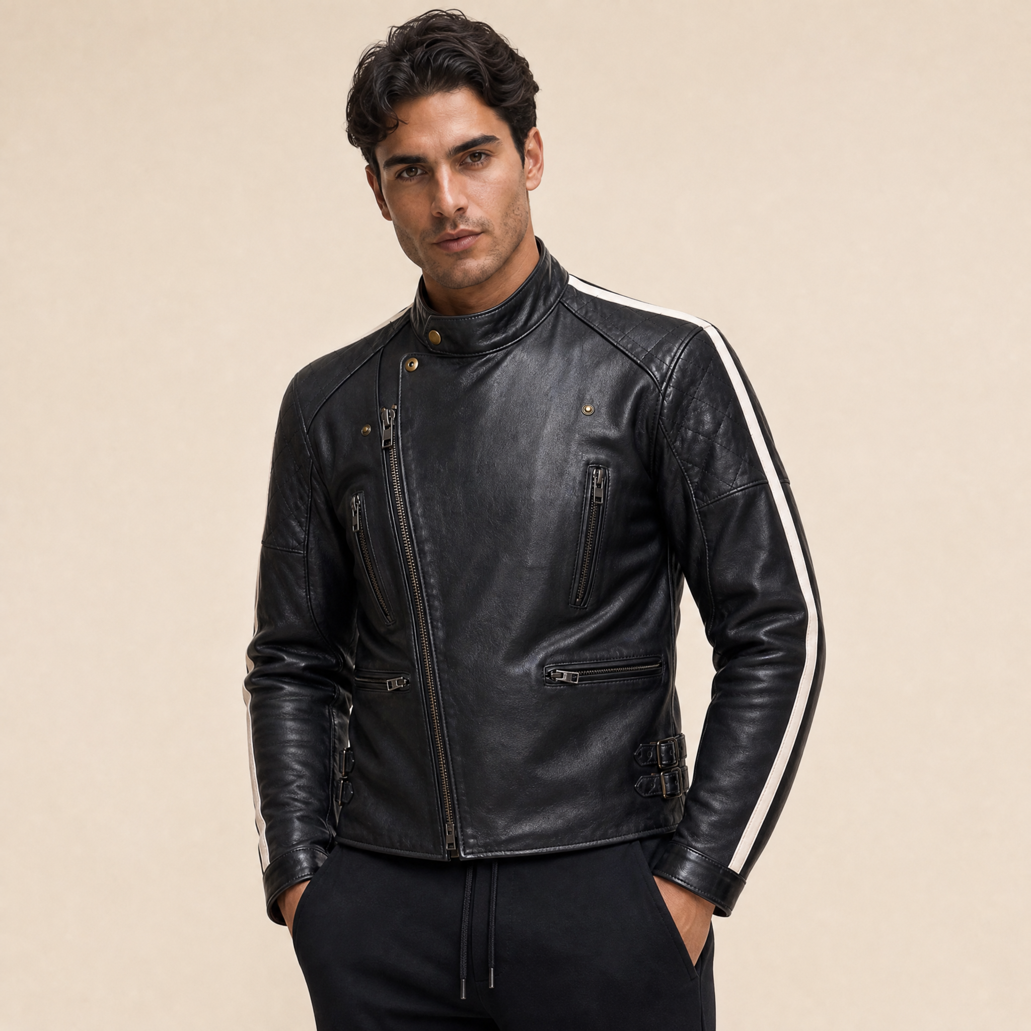 Giacca Premium con Strisce Racing