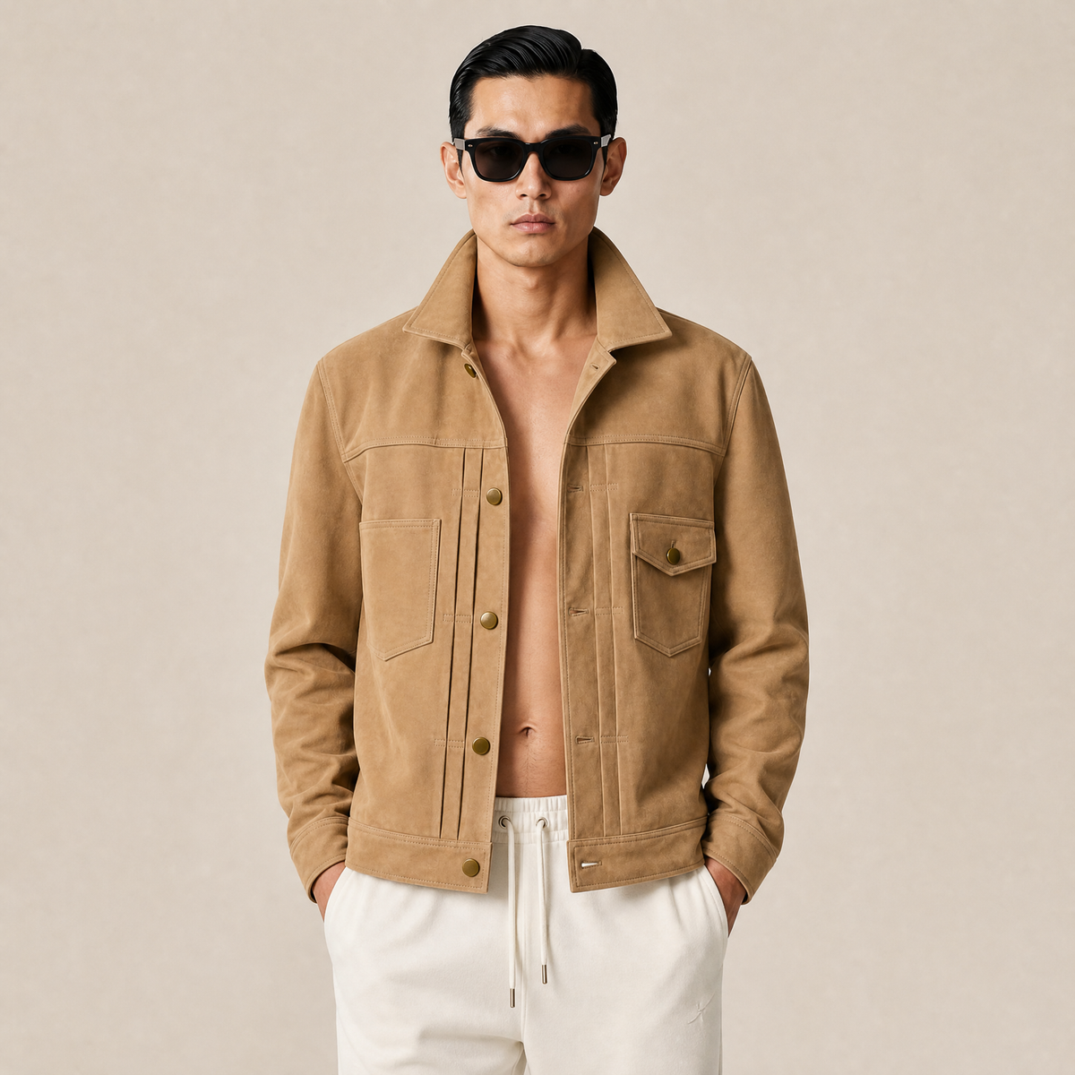 Giacca in Suede