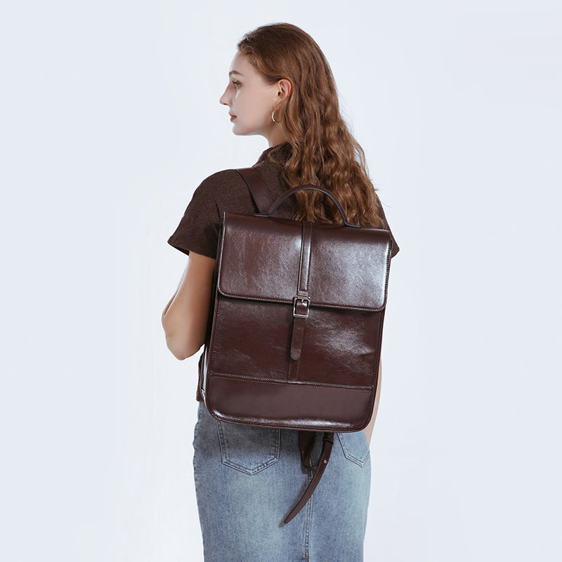 Heritage Trek Pro - Lo Zaino in Pelle che Affronta Ogni Avventura