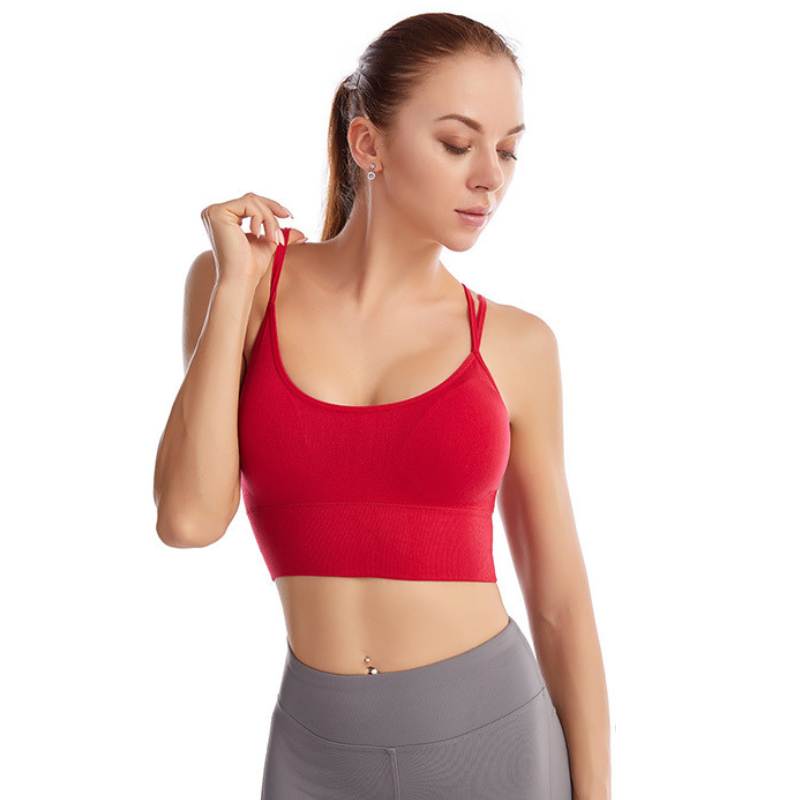 Cross-Border Bra: Sostegno e Libertà per Yoga e Corsa (Curvy)