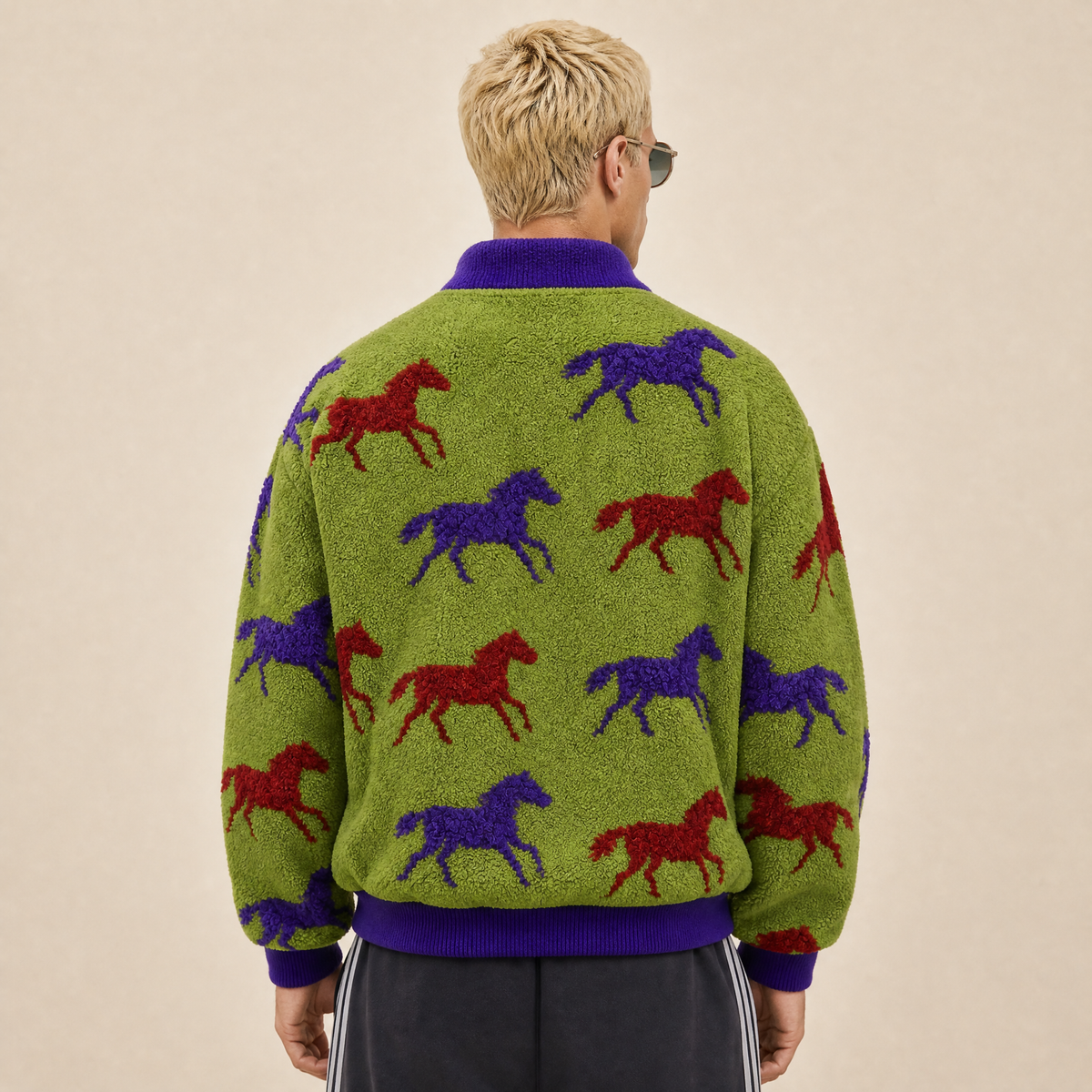 Bomber in Lana Merino e Mohair