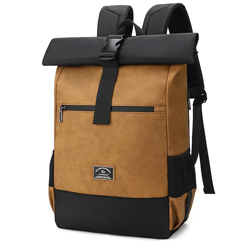 M628 Roll Top Backpack - Elegance and Functionality on the Go