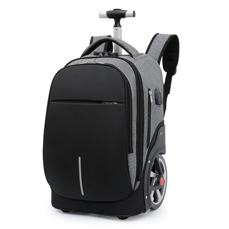 Felemi Trolley Backpack - Style and Functionality for the Modern Traveler