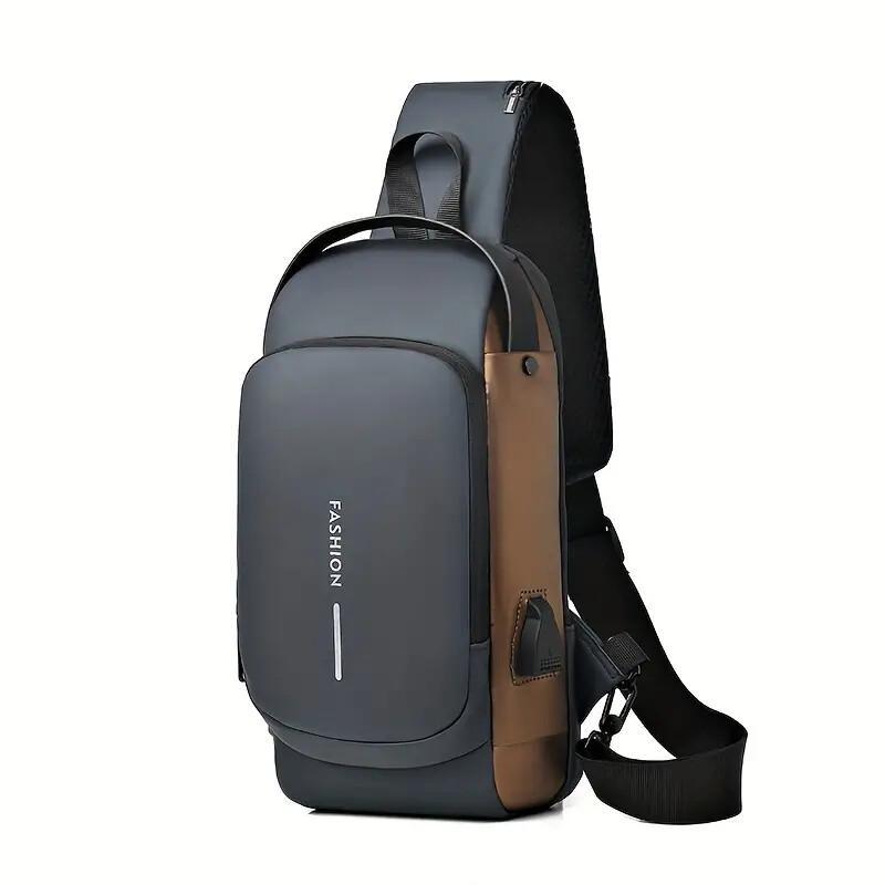 Waterproof and Anti-Theft Chest Backpack for Motorcyclists