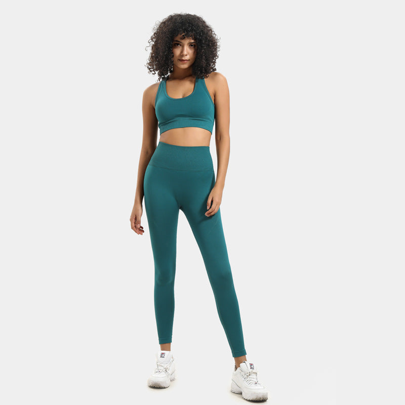 Seamless Yoga Set – Libertà Totale in Maglia Elasticizzata